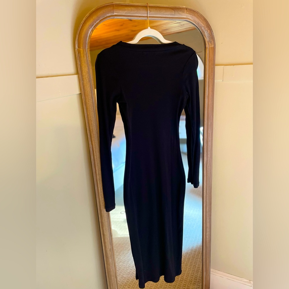 Young Fabulous & Broke Ribbed Midi Bodycon Dress